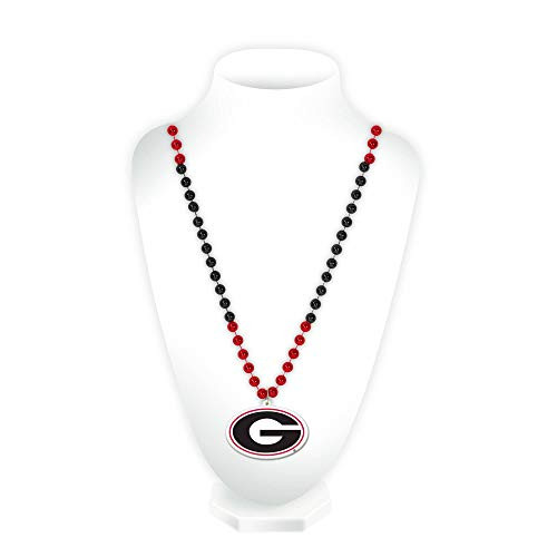 NCAA Rico Industries Team Logo Mardi Gras Style Beads  Georgia Bulldogs - G Logo