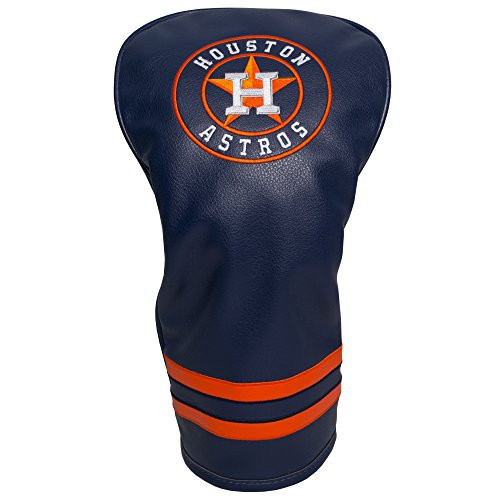 Team Golf MLB Houston Astros Vintage Driver Golf Club Headcover  Form Fitting Design  Retro Design and Superb Embroidery