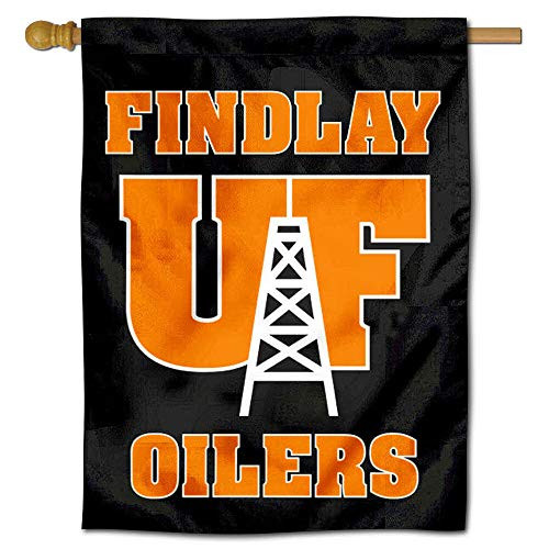 College Flags and Banners Co- Findlay Oilers Double Sided House Flag