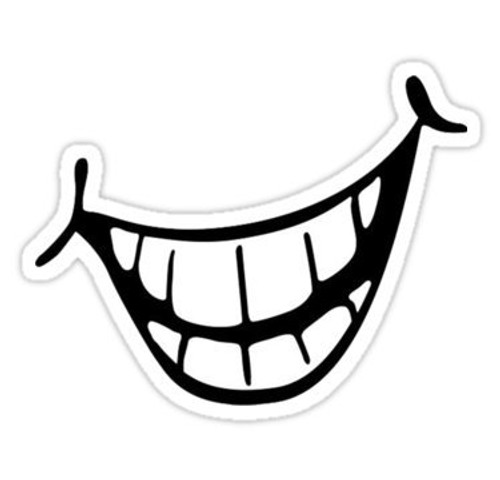 Best Gift Shop PVC Sticker Mouth Smile -9-7x7-5CM-