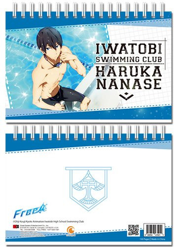 Great Eastern Entertainment Free! Haruka at Pool Hardcover Notebook