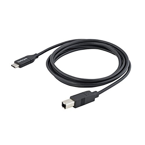 StarTech-com 2m 6ft USB C to USB B Cable - USB 2-0 - USB Type C Printer Cable M-M - USB 2-0 Type-C to Type-B Cable -USB2CB2M-