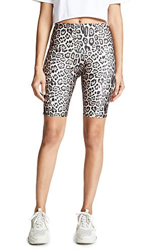 Onzie Womens Hig Rise Bike Short  Leopard  S-M