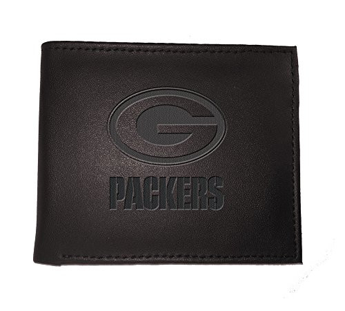 Team Sports America Leather Green Bay Packers Bi-fold Wallet