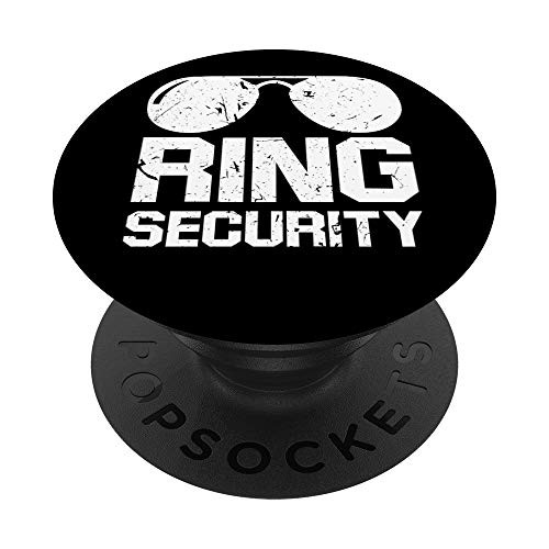Ring Security Shirt Ring Bearer T-Shirt Boys Wedding Party PopSockets Grip and Stand for Phones and Tablets