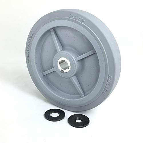8-inch Drive Wheel with 3-4-inch Keyed Hubs