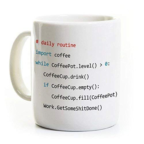 Python Programmer Coffee Mug - Software Developer Ceramic Mug
