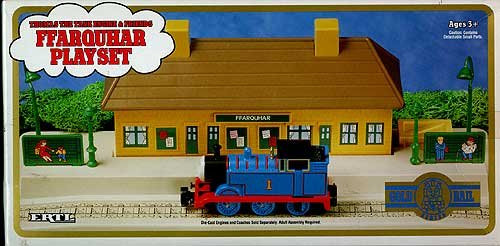 Shining Time Station Thomas The Tank Engine and Friends Ffarquhar Vintage 1993 Playset -Gold Rail Series-