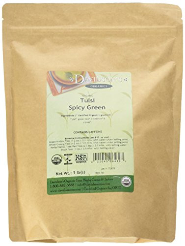 Davidsons Tea  Tulsi Spicy Green  16-Ounce Bag
