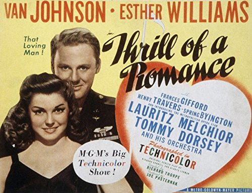 Posterazzi Thrill Of A Romance Esther Williams Van Johnson 1945 Movie Masterprint Poster Print  -28 x 22-