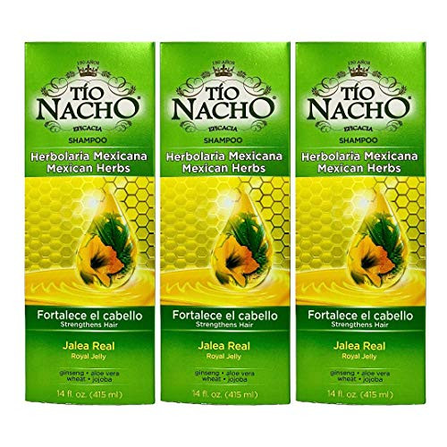 TIO NACHO Mexican Herbs Shampoo 14 oz -Pack of 3-