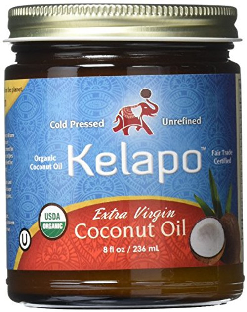 Kelapo Extra Virgin Coconut Oil, 8 Ounce