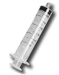 EXELint 60 ml -2 oz- Disposable Syringe  Sterile Individually Packed  50 ml to 60 ml Medical Grade Luer Lock Tip Syringe -5 Pack-