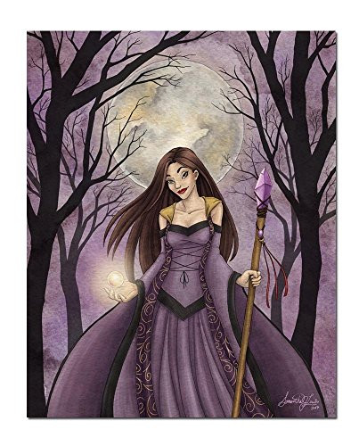 Gothic Fantasy 11x14 Art PrintAmethyst Witch