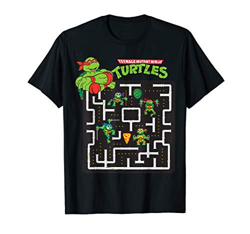 TMNT Pac-man Video Game With Turtles T-Shirt