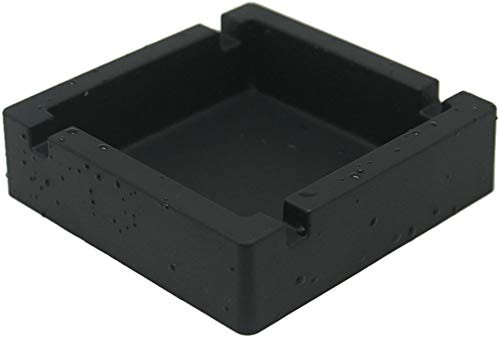 Chiconon Cigar Ashtray Outdoor Silicone Square Unbreakable Weed Ashtray for Patio Indoor Restaurant Home Decoration