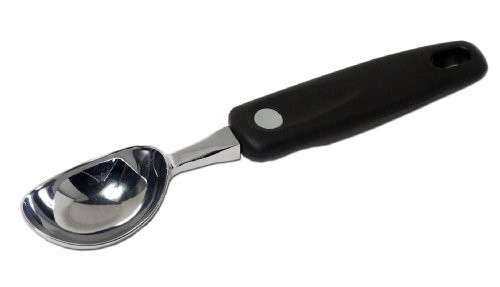 Chef Craft 20763 1-Piece Heavy Duty Ice Cream Scoop, Black and Chrome, 8-Inch