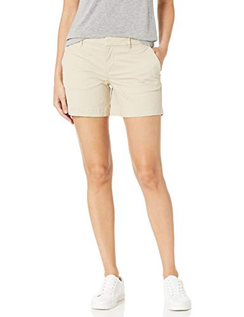 Tommy Hilfiger Womens Hollywood 5 Chino Short  Khaki  8