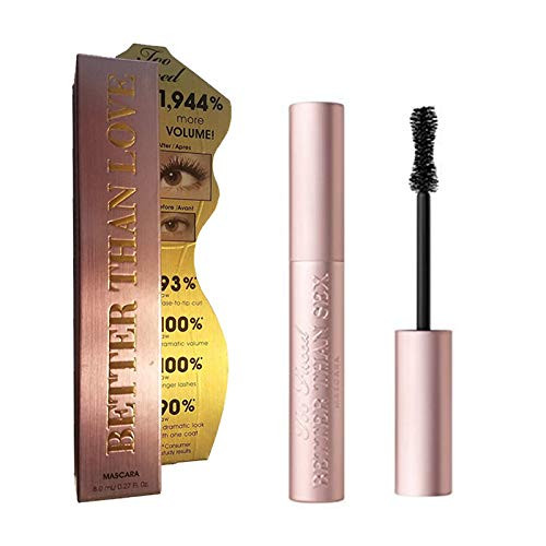 Lash Mascara Waterproof Mascara Better Than Sex Mascara Fiber Lash Mascara  No Flaking and No Smudging  Black  0-27 oz