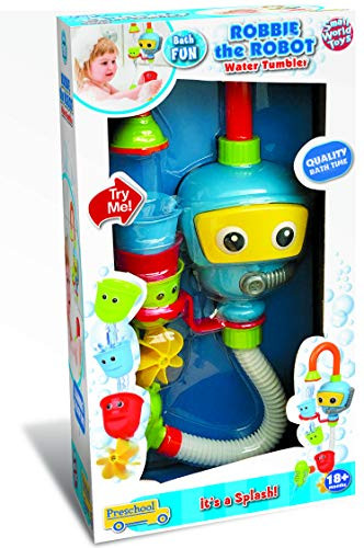 SMALL WORLD TOYS PRESCHOOL Robbie The Robot Water Rumbler - Childrens Bathtub Toy