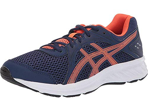 ASICS Kids Jolt 2 GS Running Shoes  4-5M  Indigo Blue-NOVA Orange