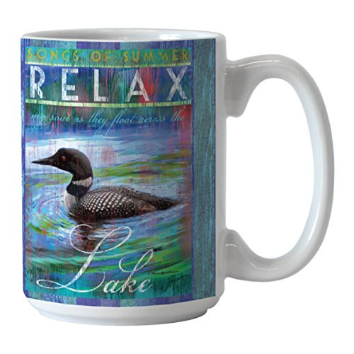 Boelter Brands "Relax-Loon" Sublimated Coffee Mug, 15-ounce