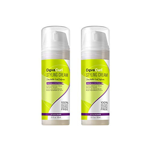 DevaCurl Styling Cream; Define and Control; Touchable Hold; 5.1 Ounce; 2-Pack