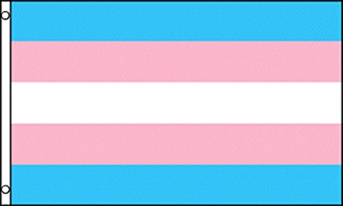 TrendyLuz Flags Transgender Rainbow Pride Gay Lesbian LGBT Equality 3x5 Feet Flag