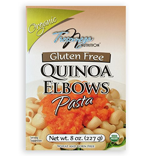 Tresomega Nutrition Organic Quinoa Pasta  Elbow  8 Ounce