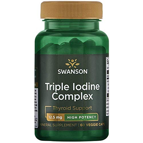 Swanson Triple Iodine Complex 12-5 Milligrams 60 Veg Capsules