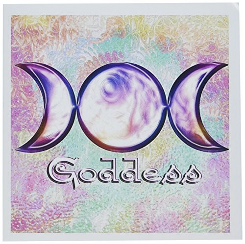 Triple Moon Goddess Wiccan Symbol Surreal Digital Art - Greeting Cards  6 x 6 inches  set of 12 -gc-103657-2-
