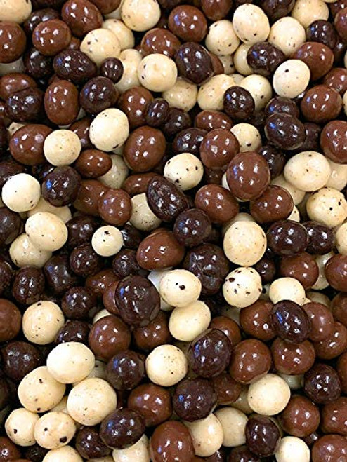 SweetGourmet Chocolate Covered Espresso Beans Blend - White Milk Dark Chocolate - 2 Pounds SweetGourmet Chocolate Covered Espresso Beans Blend - White Milk Dark Chocolate - 2 Pounds