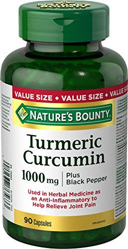 Natures Bounty Turmeric Curcumin 1000mg Plus Black Pepper  90 Capsules