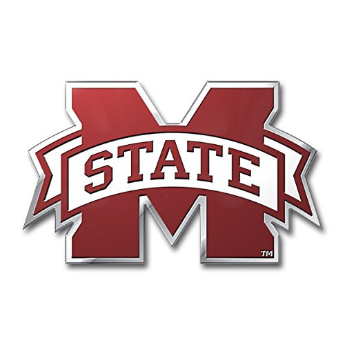 FANMATS Mississippi State University Heavy Duty Aluminum Color Emblem