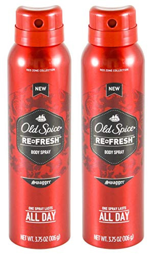 Old Spice Re-Fresh Body Spray  Swagger 3-75 oz -Pack of 2-