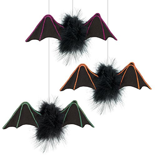 amscan 241824 Little Bat Hanging Decorations  One Size  Multicolor
