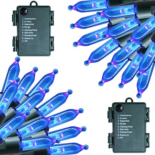 Twinkle Star Outdoor Christmas Lights Battery Operated 50 LED Mini String Light with 8 Modes 16ft Waterproof Fairy Lights for Garden Xmas Tree Weddin Twinkle Star Outdoor Christmas Lights Battery Operated 50 LED Mini String Light with 8 Modes 16ft Waterproof Fairy Lights for Garden Xmas Tree Weddin