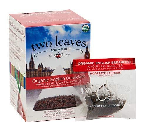 Two Leaves and a Bud Organic English Breakfast Black Tea 15 count -2-