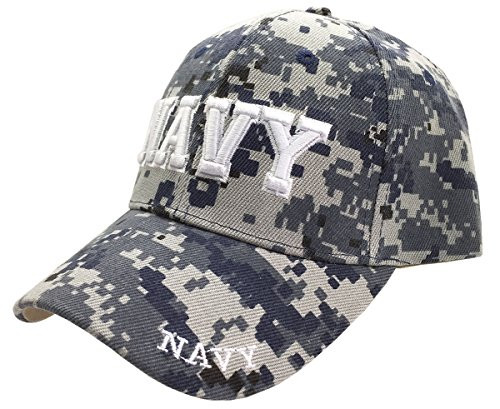 U-S- Navy Veteran 3D Letters Digital Camo ACU Embroidered Cap Hat -Licensed- U-S- Navy Veteran 3D Letters Digital Camo ACU Embroidered Cap Hat -Licensed-