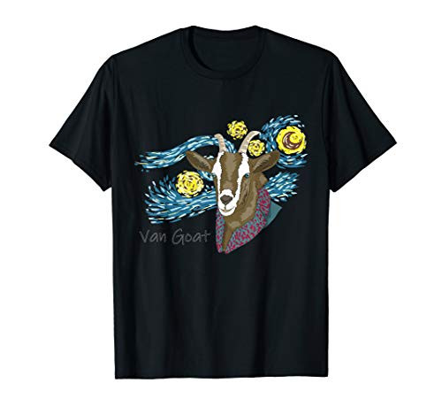 Funny Van Gogh t-shirt  van goat gift tshirt for artists