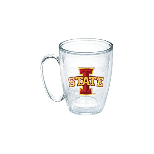 Tervis 1050054 Iowa State University Emblem Individual Mug, 16 oz, Clear Tervis 1050054 Iowa State University Emblem Individual Mug, 16 oz, Clear