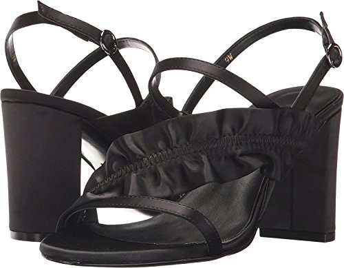 VANELi Beyla Black Satin-Gunmetal Buckle 9