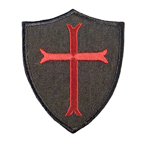 LEGEEON US Navy Seals DEVGRU Crusaders Templar Cross Embroidered Fastener Patch LEGEEON US Navy Seals DEVGRU Crusaders Templar Cross Embroidered Fastener Patch