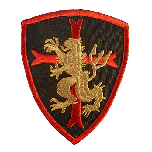 LEGEEON US Seal Team Six Lion Crusader Cross Shield ST6 DEVGRU Touch Fastener Patch