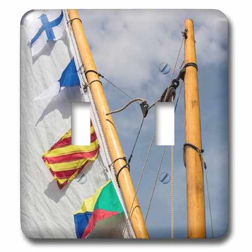 3dRose lsp-207545-2 USA  Washington Bainbridge Island Wooden Boat Festival Double Toggle Switch