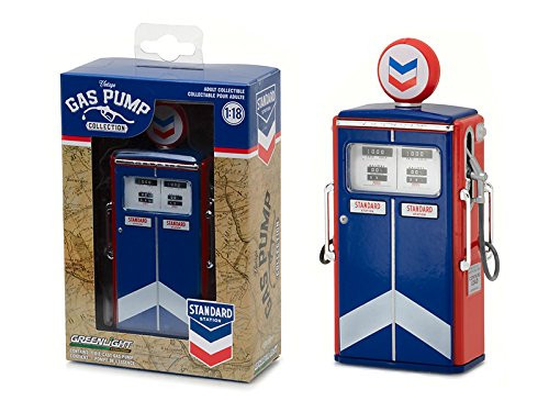 1954 Tokheim 350 Twin Gas Pump Standard Oil Replica Vintage Gas Pump Series 1 1/18 Diecast Model by Greenlight 14010 C