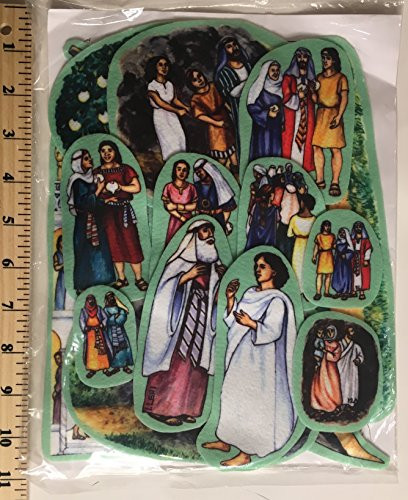 Story Time Felts Lehis Dream Felt Figures for Flannel Board Stories Scripture Stories Book of Mormon -Regular Size Precut -Adult 4-6 Tall--