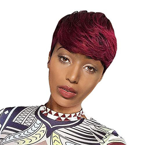 Short Human Hair Pixie Cut Wigs Non Lace Front Wigs Short Bob Wigs for Black Women 150 Density Brazilian Virgin Human Hair ?OT99J? Short Human Hair Pixie Cut Wigs Non Lace Front Wigs Short Bob Wigs for Black Women 150 Density Brazilian Virgin Human Hair ?OT99J?
