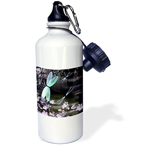 3dRose Van Gogh Irises Sports Water Bottle 21 oz White 3dRose Van Gogh Irises Sports Water Bottle 21 oz White