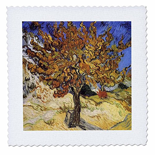 3dRose Van Gogh Mulberry Tree-Quilt Square 6 by 6-inch -qs-48249-2- 3dRose Van Gogh Mulberry Tree-Quilt Square 6 by 6-inch -qs-48249-2-